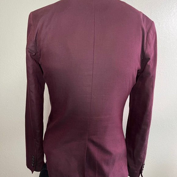 H&M Burgundy Blazer - Picture 3 of 7